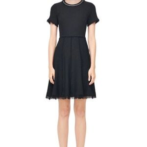 Rebecca Taylor stretch tweed fit & flare dress Sz 6